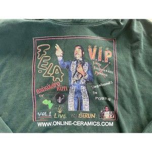 Online Ceramics Fela Kuti VIP Vagabonds Power Album 14oz Dyed Hoodie Sweatshirt